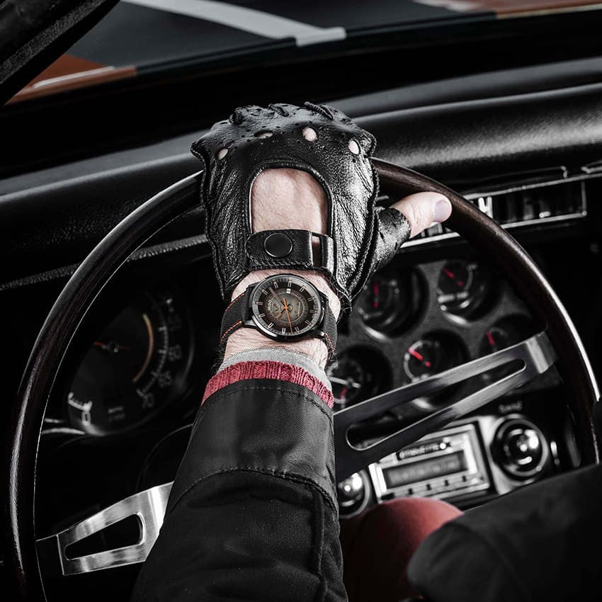 Buy Shop Mido Commander II Automatic Gradient Black Dial Black Steel Strap Watch For Men - M021.407.33.411.00 USA Online