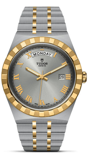 Buy Shop Tudor Royal Automatic Silver Dial Two Tone Steel Strap Watch for Men - M28603-0001 USA Online