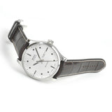 Buy Shop Mido Multifort Automatic Silver Dial Black Leather Strap Watch For Men - M005.430.16.031.80 USA Online