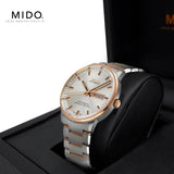 Buy Shop Mido Commander II Chronometer Automatic Silver Dial Two Tone Steel Strap Watch For Men - M021.431.22.031.00 USA Online