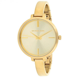 Buy Shop Michael Kors Jaryn Analog Quartz Gold Dial Gold Steel Strap Watch For Women - MK3546 USA Online