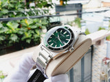 Buy Shop Citizen Eco Drive Vintage Green Dial Silver Steel Strap Watch For Men - AW1598-70X USA Online