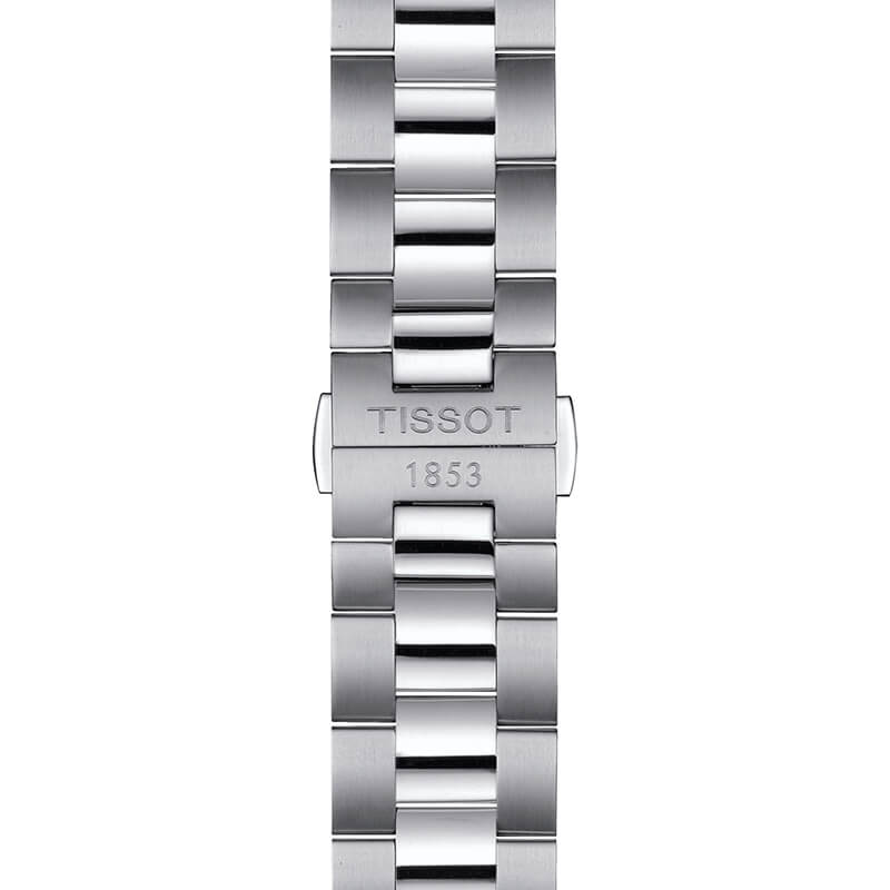 Buy Shop Tissot Gentlemen Powermatic 80 Silicium Blue Dial Silver Steel Strap Watch For Men - T127.407.11.041.00 USA Online