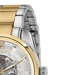 Buy Shop Maserati Traguardo Automatic White Skeleton Dial Two Tone Steel Strap Watch For Men - R8823112003 USA Online