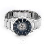 Buy Shop Mido Commander Automatic Gradient Blue Dial Silver Steel Strap Watch For Men - M021.407.11.411.01 USA Online