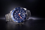 Buy Shop Citizen Promaster Mechanical Blue Dial Silver Steel Strap Watch For Men - NJ0121-89L USA Online