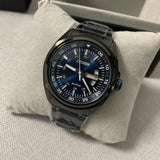 Buy Shop Citizen Eco Drive Blue Dial Black Steel Strap Watch For Men - AW0024-58LB USA Online