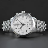 Buy Shop Tissot PRC 200 Chronograph White Dial Silver Steel Strap Watch For Men - T055.417.11.017.00 USA Online