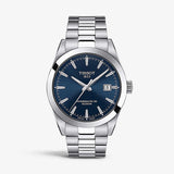 Buy Shop Tissot Gentlemen Powermatic 80 Silicium Blue Dial Silver Steel Strap Watch For Men - T127.407.11.041.00 USA Online
