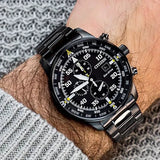 Buy Shop Citizen Sports Eco Drive Black Dial Black Steel Strap Watch For Men - CA0695-84E USA Online