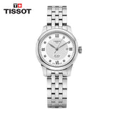 Buy Shop Tissot Le Locle Lady Automatic Diamonds Silver Dial Silver Steel Strap Watch For Women - T006.207.11.036.00 USA Online