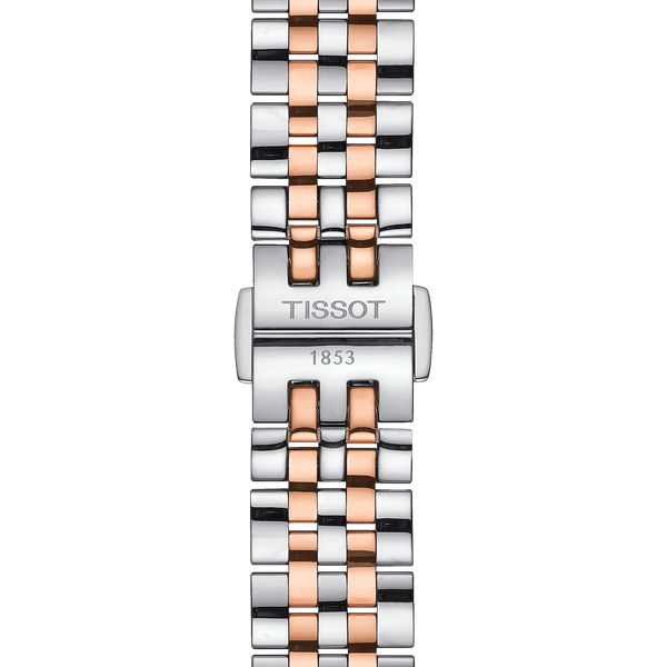 Buy Shop Tissot Le Locle Automatic Lady Mother of Pearl Dial Two Tone Steel Strap Watch For Women - T006.207.22.116.00 USA Online
