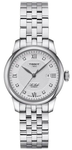 Buy Shop Tissot Le Locle Automatic Lady Silver Dial Silver Steel Strap Watch For Women - T006.207.11.036.00 USA Online