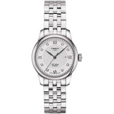 Buy Shop Tissot Le Locle Lady Automatic Diamonds Silver Dial Silver Steel Strap Watch For Women - T006.207.11.036.00 USA Online