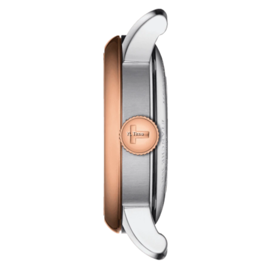 Buy Shop Tissot Le Locle Lady Automatic Diamonds Silver Dial Two Tone Steel Strap Watch For Women - T006.207.22.036.00 USA Online