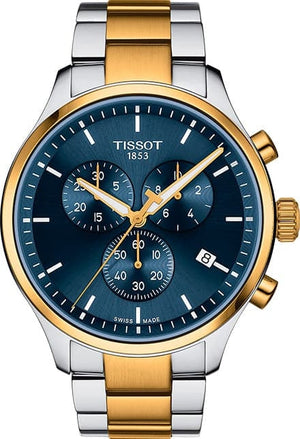 Buy Shop Tissot Chrono XL Classic Blue Dial Two Tone Steel Strap Watch for Men - T116.617.22.041.00 USA Online