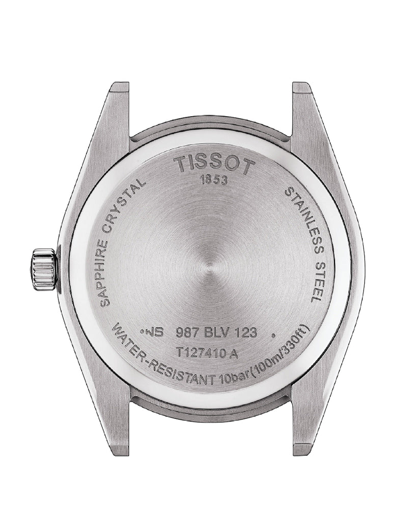Buy Shop Tissot Gentlemen Silver Dial Brown Leather Strap Watch for Men - T127.410.16.031.01 USA Online