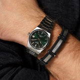 Tissot PRX Powermatic 80 Green Dial Silver Steel Strap Watch for Men - T137.207.11.091.00