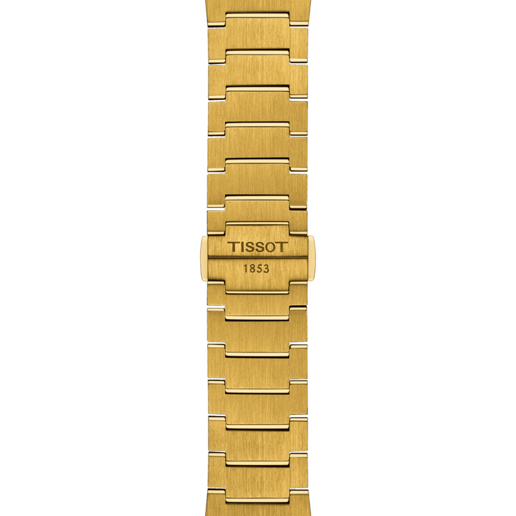 Buy Shop Tissot PRX Champagne Yellow Gold Dial Gold Steel Strap Watch for Men - T137.410.33.021.00 USA Online