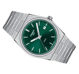 Buy Shop Tissot PRX Green Dial Silver Steel Strap Watch For Men - T137.410.11.091.00 USA Online