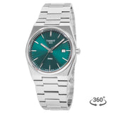 Buy Shop Tissot PRX Green Dial Silver Steel Strap Watch For Men - T137.410.11.091.00 USA Online
