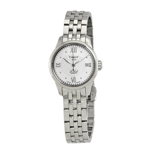 Buy Shop Tissot Le Locle Automatic Lady Silver Dial Silver Steel Strap Watch For Women - T41.1.183.16 USA Online