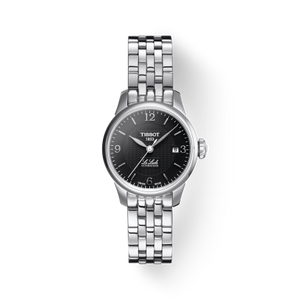 Buy Shop Tissot Le Locle Small Automatic Black Dial Silver Steel Strap Watch For Women - T41.1.183.54 USA Online