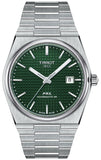 Buy Shop Tissot PRX Powermatic 80 Green Dial Silver Steel Strap Watch For Men - T137.407.11.091.00 USA Online