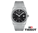 Buy Shop Tissot PRX Powermatic 80 Black Dial Silver Steel Strap Watch for Men - T137.407.11.051.00 USA Online