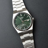 Buy Shop Tissot PRX Powermatic 80 Green Dial Silver Steel Strap Watch For Men - T137.407.11.091.00 USA Online