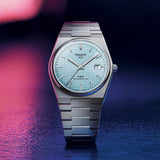 Buy Shop Tissot PRX Powermatic 80 Ice Blue Tiffany Dial Silver Steel Strap Watch for Men - T137.407.11.351.00 USA Online