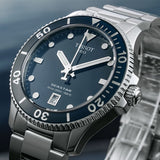 Tissot Seastar 1000 Blue Dial Silver Steel Strap Watch For Men - T120.410.11.041.00