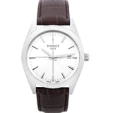 Buy Shop Tissot Gentlemen Silver Dial Brown Leather Strap Watch for Men - T127.410.16.031.01 USA Online