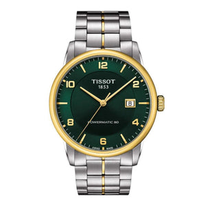 Buy Shop Tissot Luxury Powermatic 80 Green Dial Silver Steel Strap Watch For Men - T086.407.22.097.00 USA Online