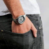 Buy Shop Maserati Successo Chronograph Silver Dial Silver Steel Strap Watch For Men - R8873621006 USA Online