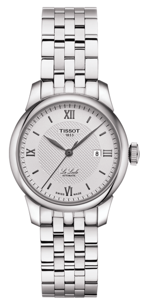 Buy Shop Tissot Le Locle Automatic Silver Dial Silver Steel Strap Watch For Women - T006.207.11.038.00 USA Online