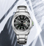 Buy Shop Citizen Eco Drive Urban Black Dial Silver Stainless Steel Watch For Men - AW0020-59EB USA Online