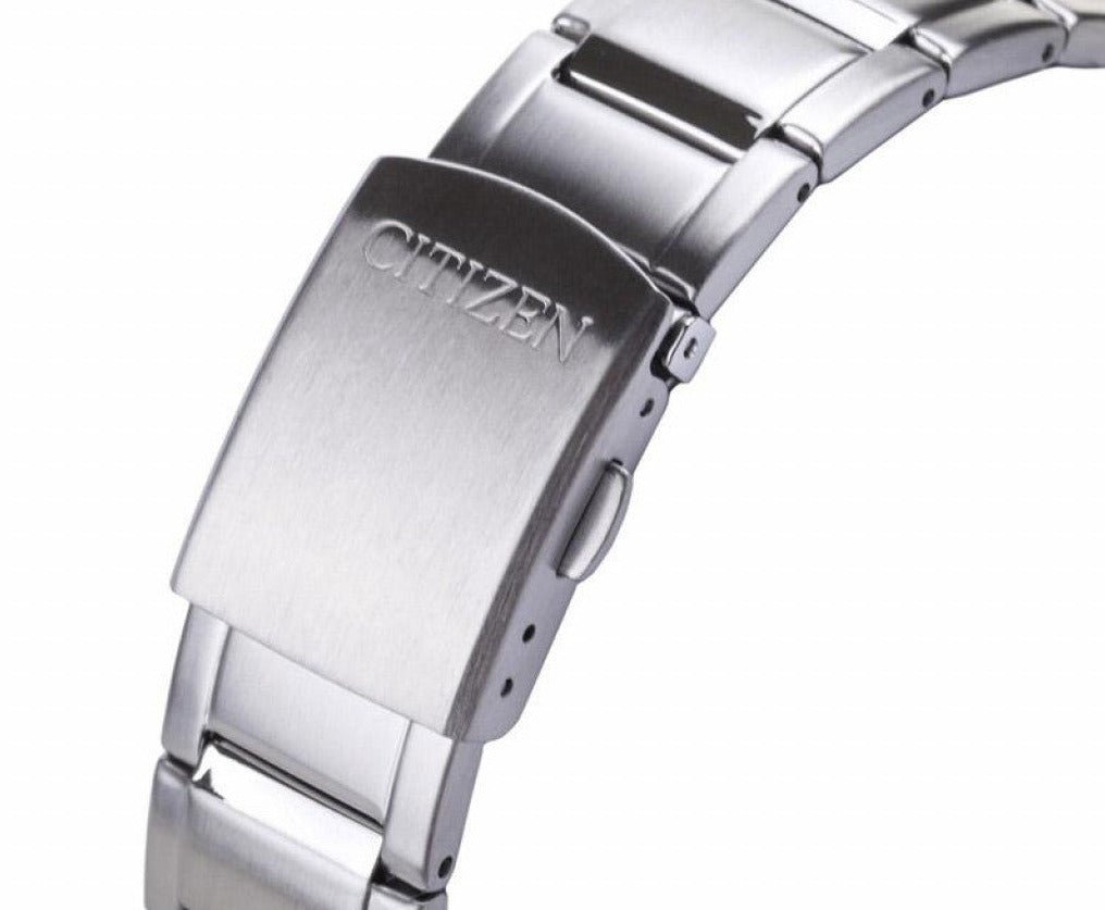 Buy Shop Citizen Eco Drive Blue Dial Silver Stainless Steel Watch For Men - BM7140-54L USA Online