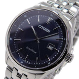 Buy Shop Citizen Eco Drive Blue Dial Silver Steel Strap Watch For Men - BM7250-56L USA Online