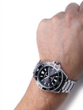 Buy Shop Citizen Promaster Diver Chronograph Black Dial Silver Steel Strap Watch For Men - BN0190-82E USA Online