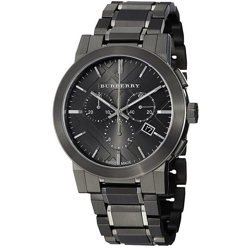 Buy Shop Burberry The City Black Dial Black Steel Strap Watch for Men - BU9902 USA Online