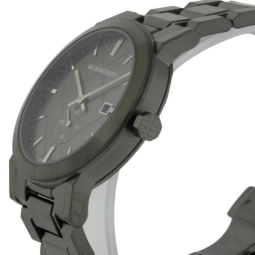 Buy Shop Burberry The City Black Dial Black Steel Strap Watch for Men - BU9902 USA Online