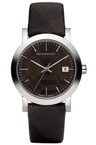 Buy Shop Burberry Smoked Brown Dial Brown Leather Strap Watch for Women - BU1775 USA Online