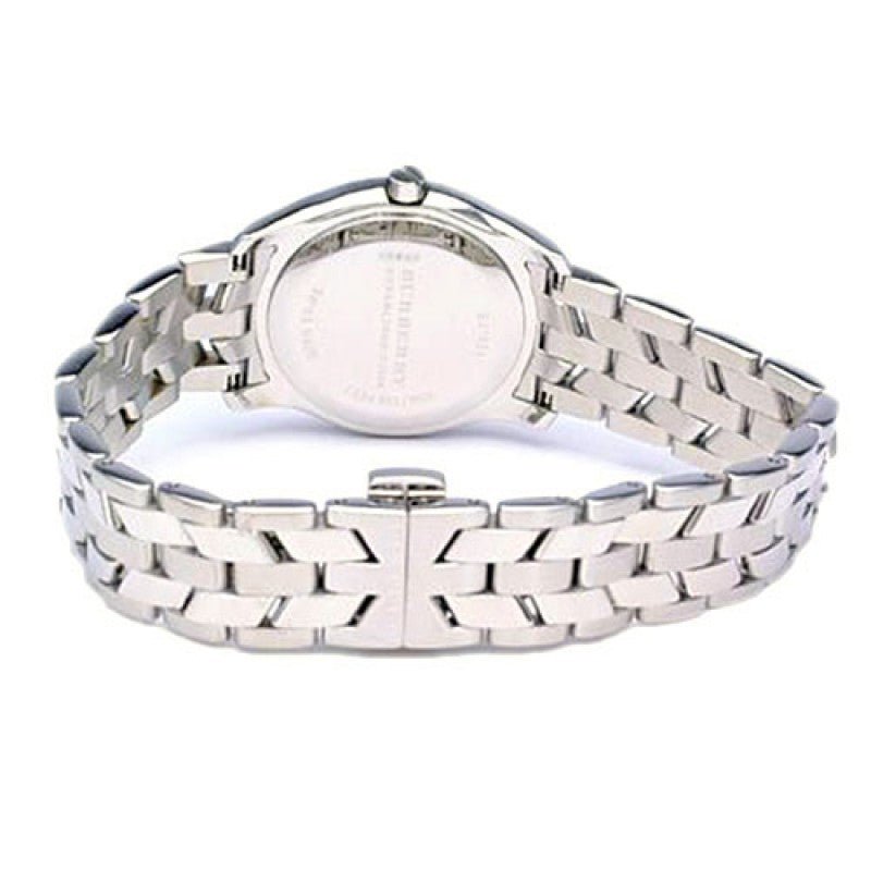 Buy Shop Burberry Herringbone Grey Dial Silver Steel Strap Watch for Women - BU1851 USA Online