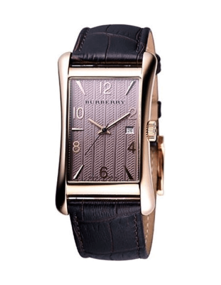 Buy Shop Burberry Heritage Brown Dial Brown Leather Strap Watch for Men - BU3000 USA Online