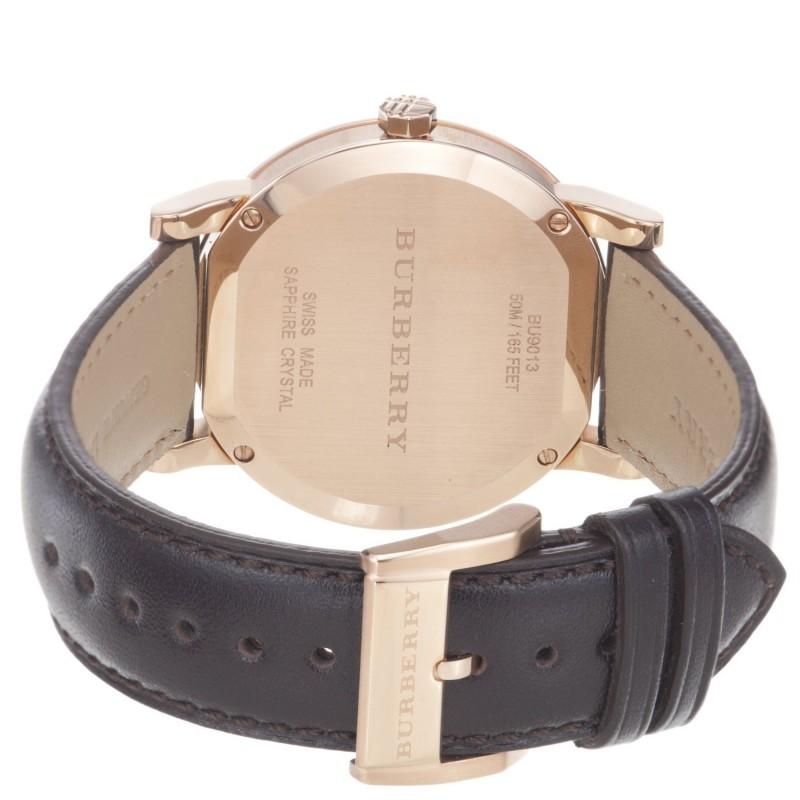 Buy Shop Burberry The City Brown Dial Brown Leather Strap Watch for Men - BU9013 USA Online