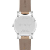 Buy Shop Burberry The City Silver Dial Brown Leather Strap Watch for Women - BU9136 USA Online