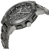 Buy Shop Burberry The City Grey Dial Gunmetal Grey Steel Strap Watch for Men - BU9381 USA Online