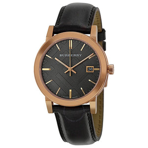 Buy Shop Burberry The City Brown Dial Brown Leather Strap Watch for Men - BU9013 USA Online