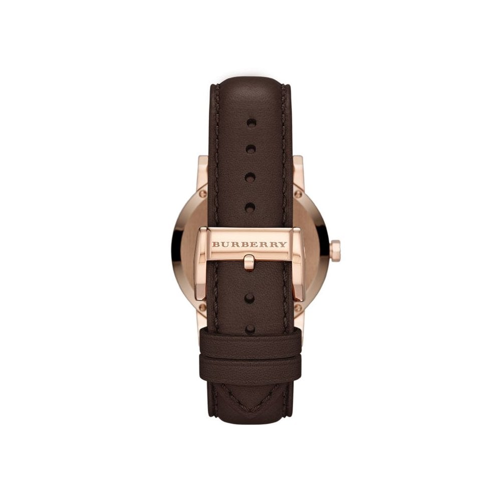 Buy Shop Burberry The City Brown Dial Brown Leather Strap Watch for Men - BU9013 USA Online